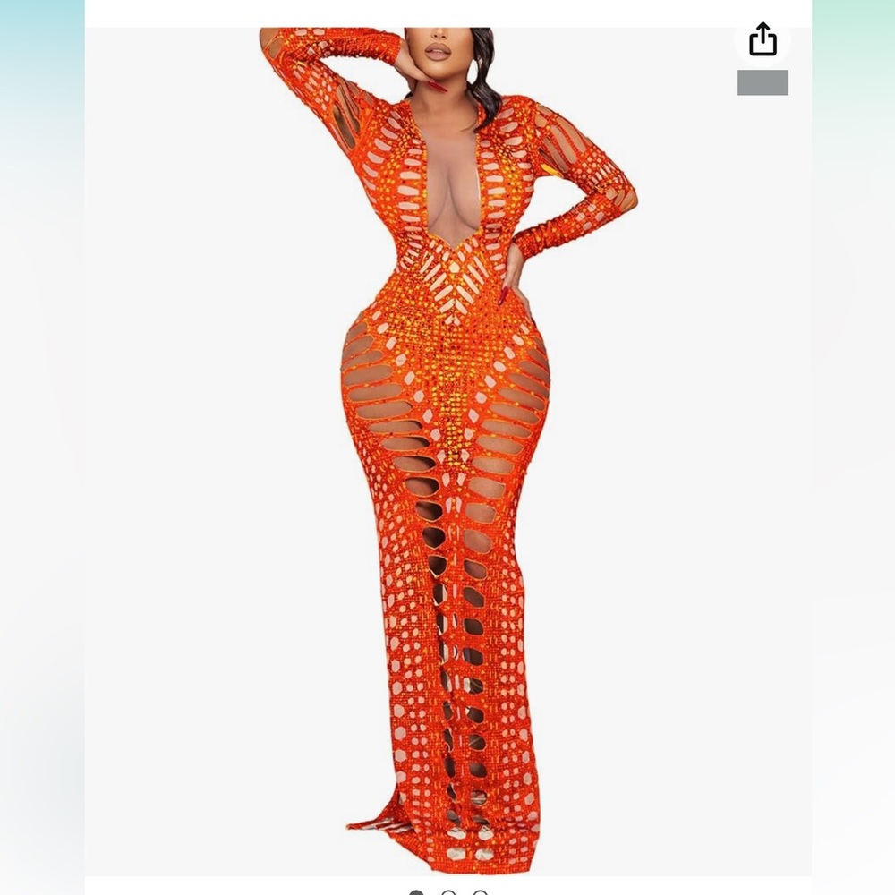 Sexy Orange Dress